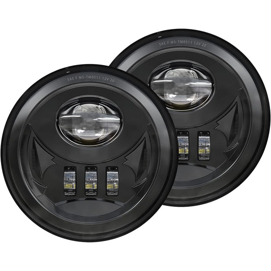 GXENOGO LED Fog Light Assembly TACOMA 2005-2011/ Solara 2004-2006/ SEQUOIA 2008-2015/ TUNDRA 2007-2013-Pair Black