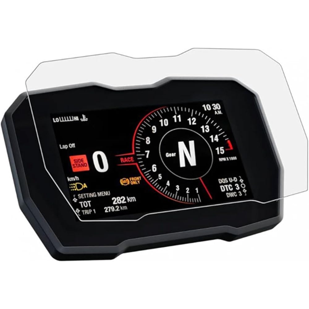 DEMUR Motorcycle Accessories Cluster Scratch Protection Film Screen Protector for Ducati Panigale V4 2020-2018 Dashboard Instrument Dashboard Screen Protector (Size : 5 PCS)