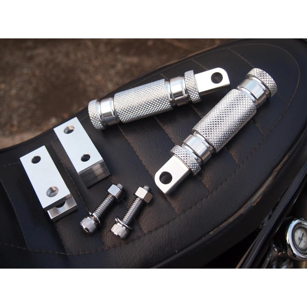 CHOPPERS Original Step Backer Kit for Dragstar 250/400/1100 (Silver) DSB-02