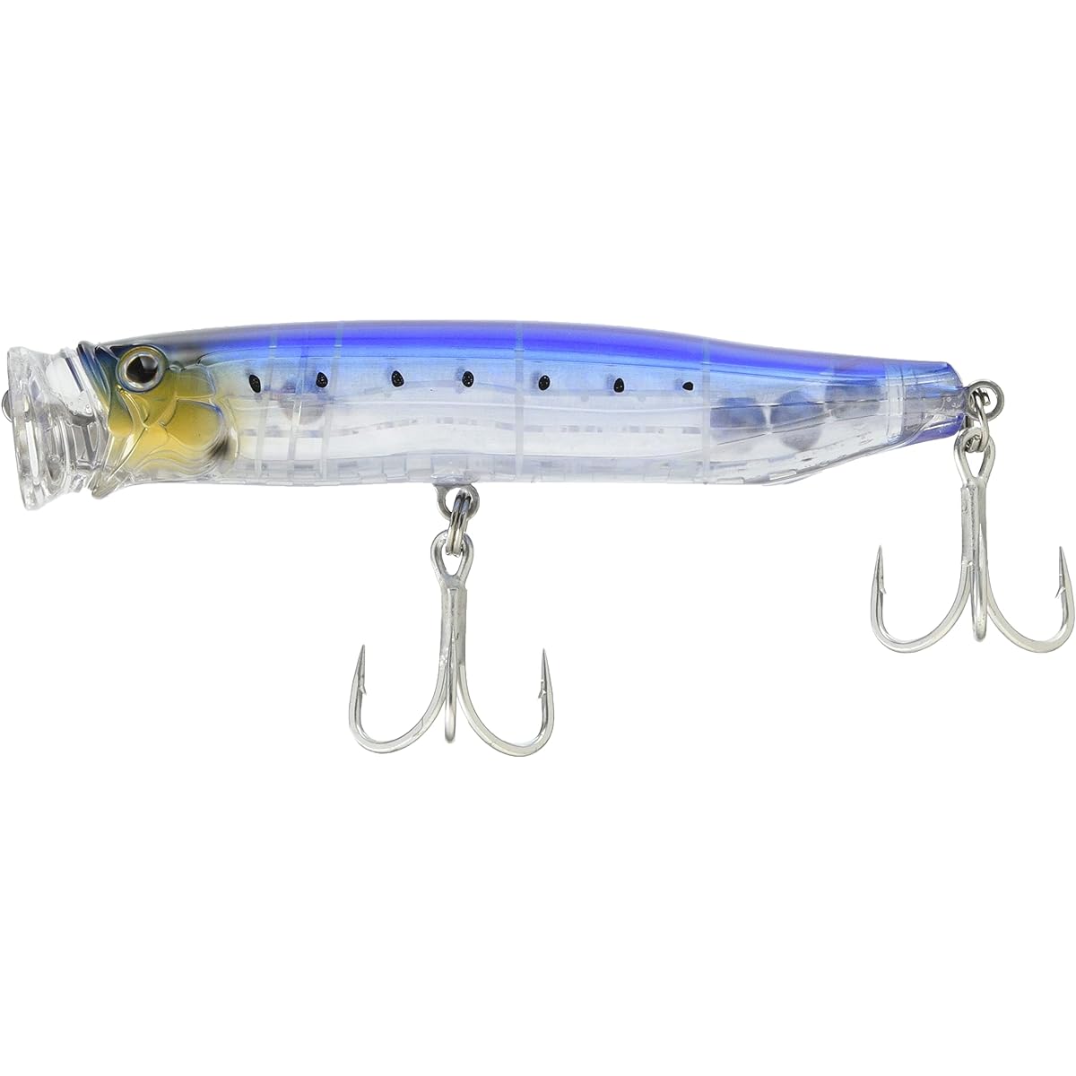 TackleHouse Popper Contact Feed Diving Wobbler 135mm 42g Clear Sardine #19 CFDW135 Lure