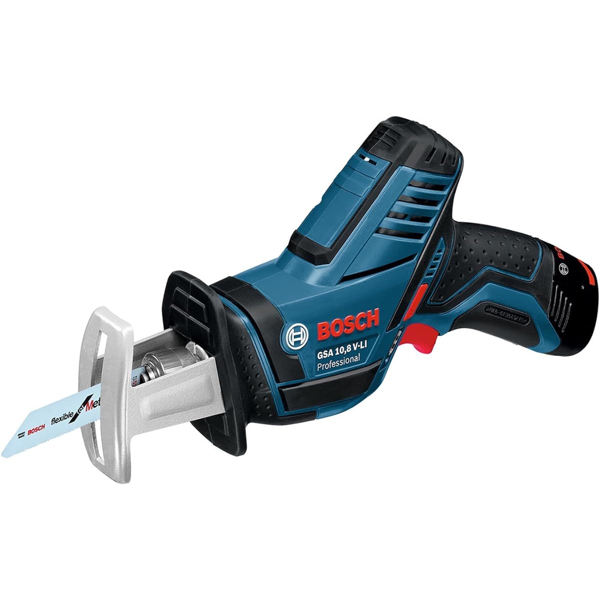 Bosch Professional 10.8V Cordless Saver Saw (2.0Ah batteries, charger, carrying case included) GSA10.8V-LIN