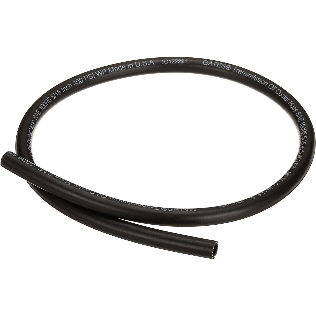 GATES 27056 Trans mission oil cooler hose length 3 feet inner diameter 5/16 inch