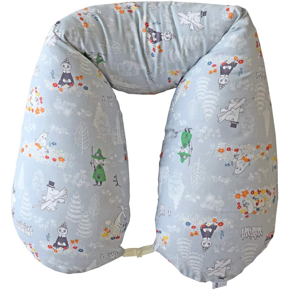 baby.e-sleep 3WAY multi cushion Moomin Misty Gray 0 months~