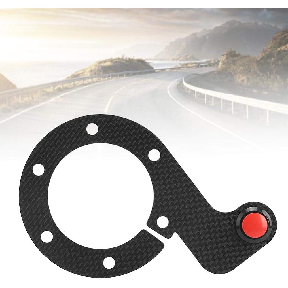 Steering wheel horn button carbon fiber outer horn button kit bolts 6 single buttons