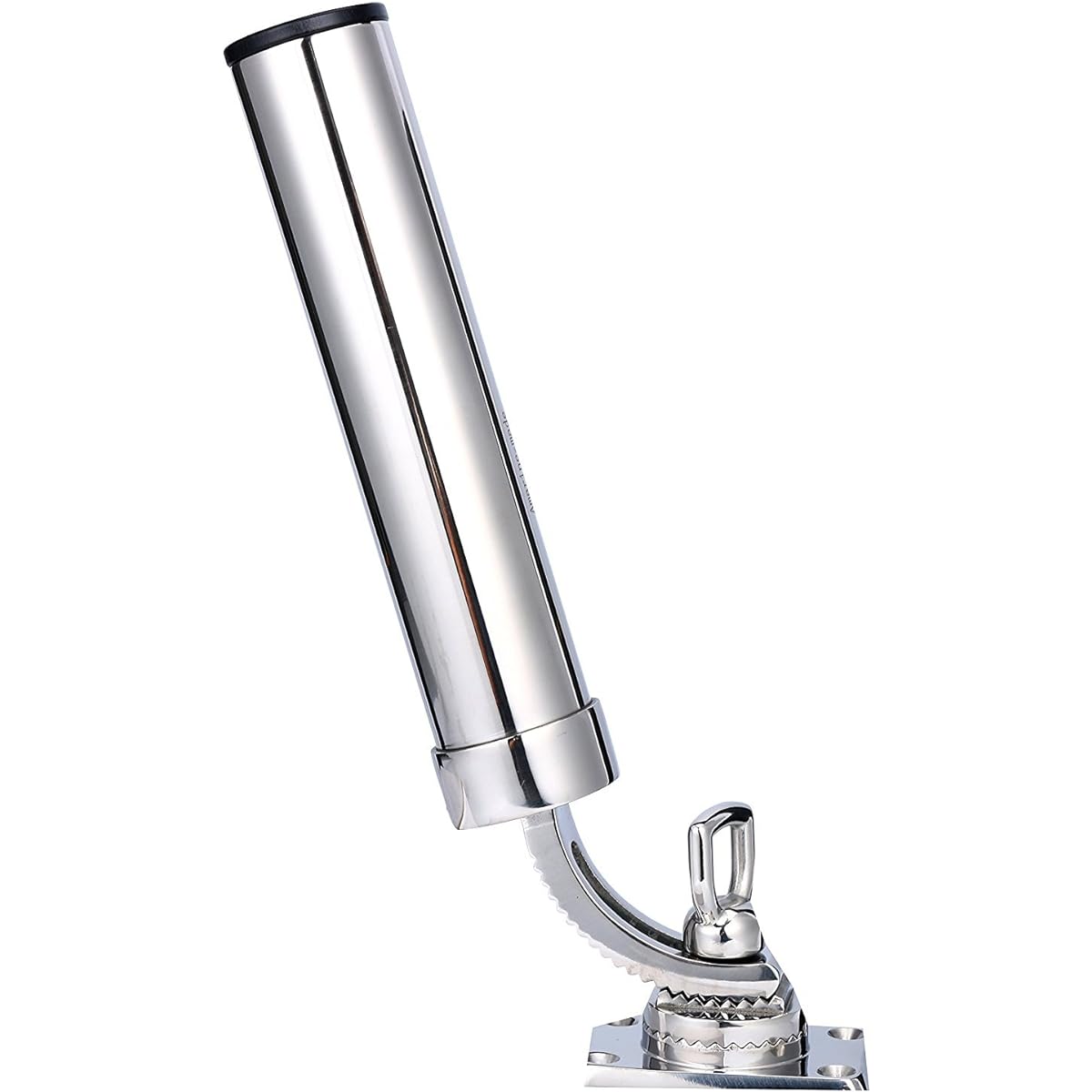 Amarine-made Flexible Rod Holder Stainless Steel Rod Holder with Pedestal Boat Supplies Boat Pole Holder