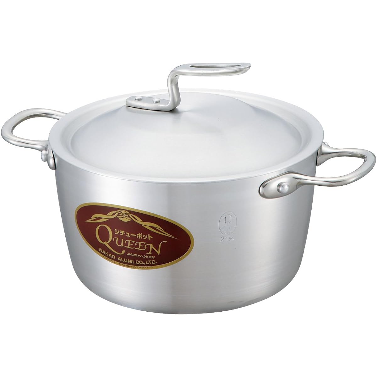Nakao Aluminum Manufacturing Queen Pot S Polished Finish 18cm QP-1