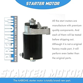 Starter motor replacement BRIGGS V Twin 14HP 16HP 18HP 399928 393017 498148 394674 397596