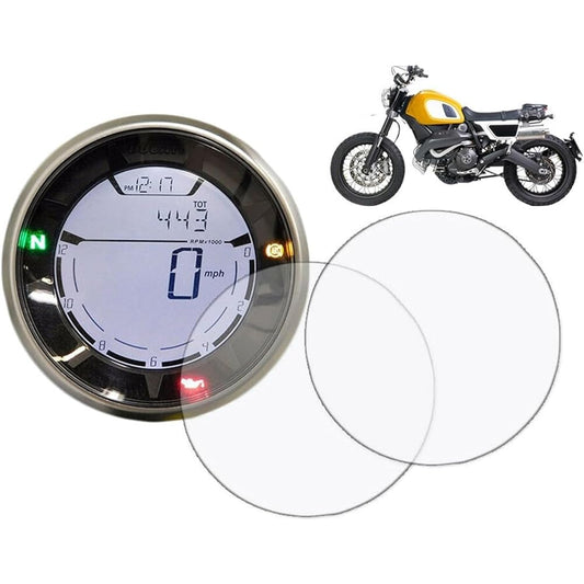 DEMUR Motorcycle Speedometer Cluster Scratch Protection Film Screen Protector Ducati Scrambler 400 800 2017 2015 2016 2018-2022 Dashboard Screen Protector (Size : 5 PCS)