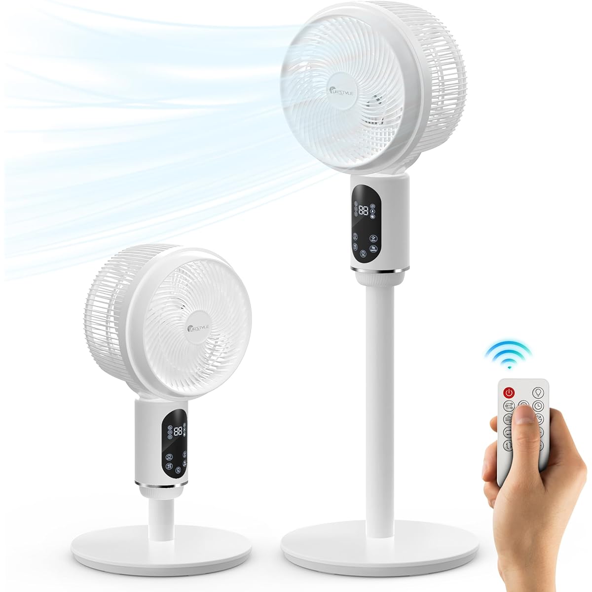 [Domestic Brand] Circulator and Fan (2024 Power Saving Measures) 6 Level Air Flow Adjustment, DC Motor, Silent, Living Room, Oscillation, Remote Control, Power Saving, Timer Included, Height