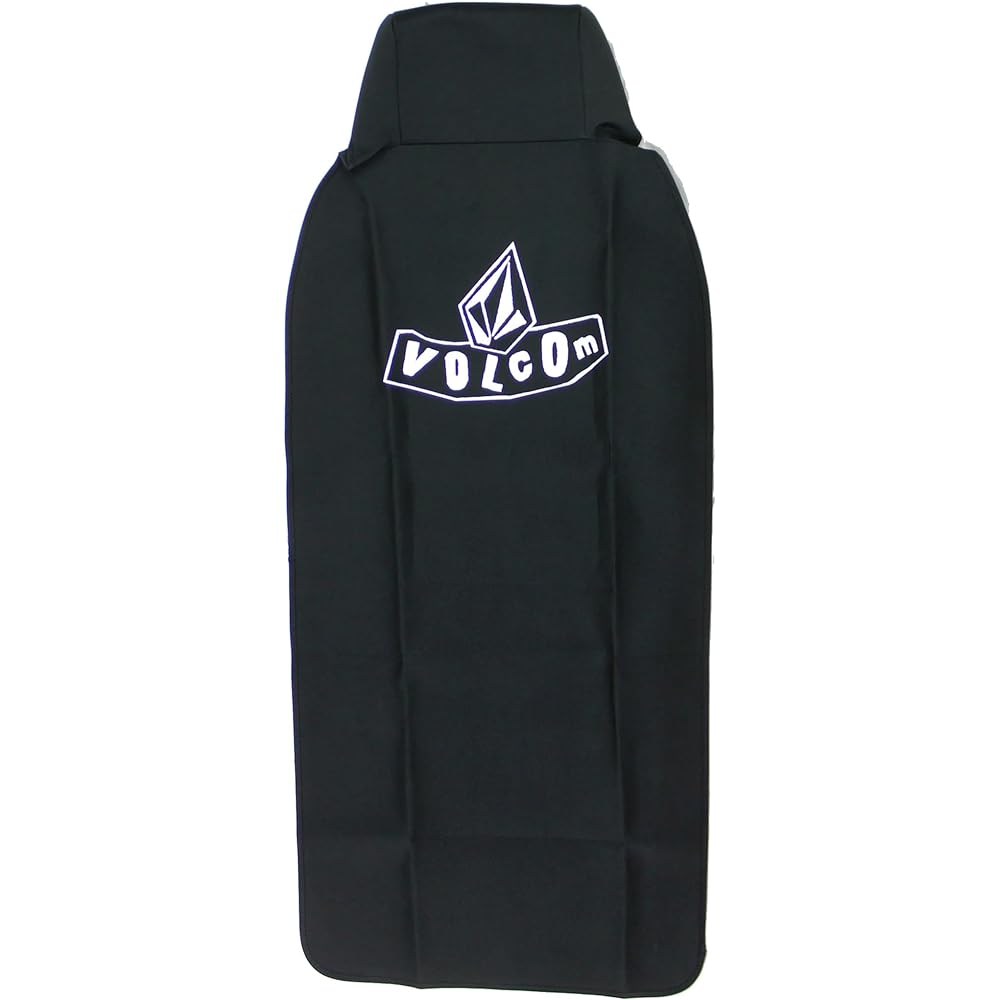 [Volcom] Seat Cover (For Cars/Brand Logo) [D67223JA / PISTOL STONE DRIVER SEAT COVER] Stain Prevention BLACK