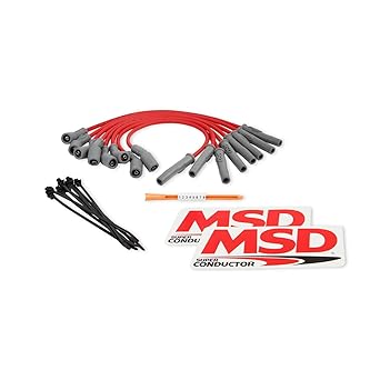MSD Wire Set Red Ford Lapter 2010-14 6.2L