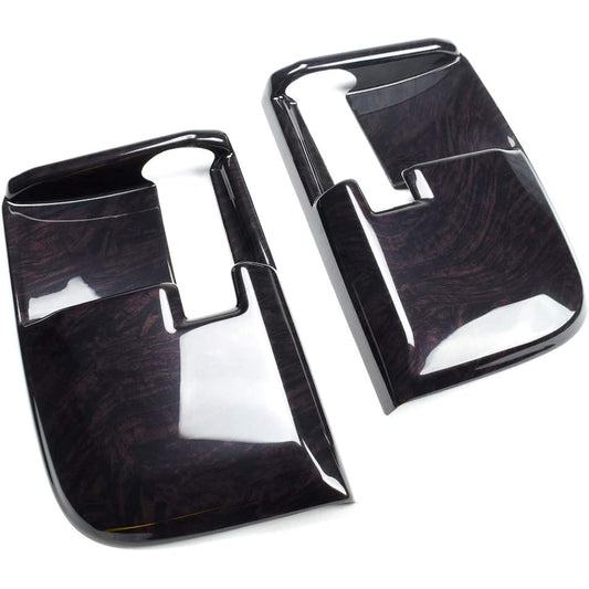 SecondStage Toyota Tank Roomy Rear Seat Door Escutcheon Panel Black Wood Grain II/T419KW2