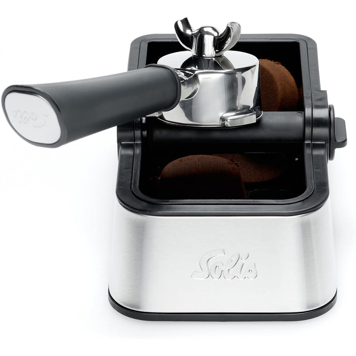 Solis Perfetta Knock Box Espresso Machine Accessories Black (SKA97843)