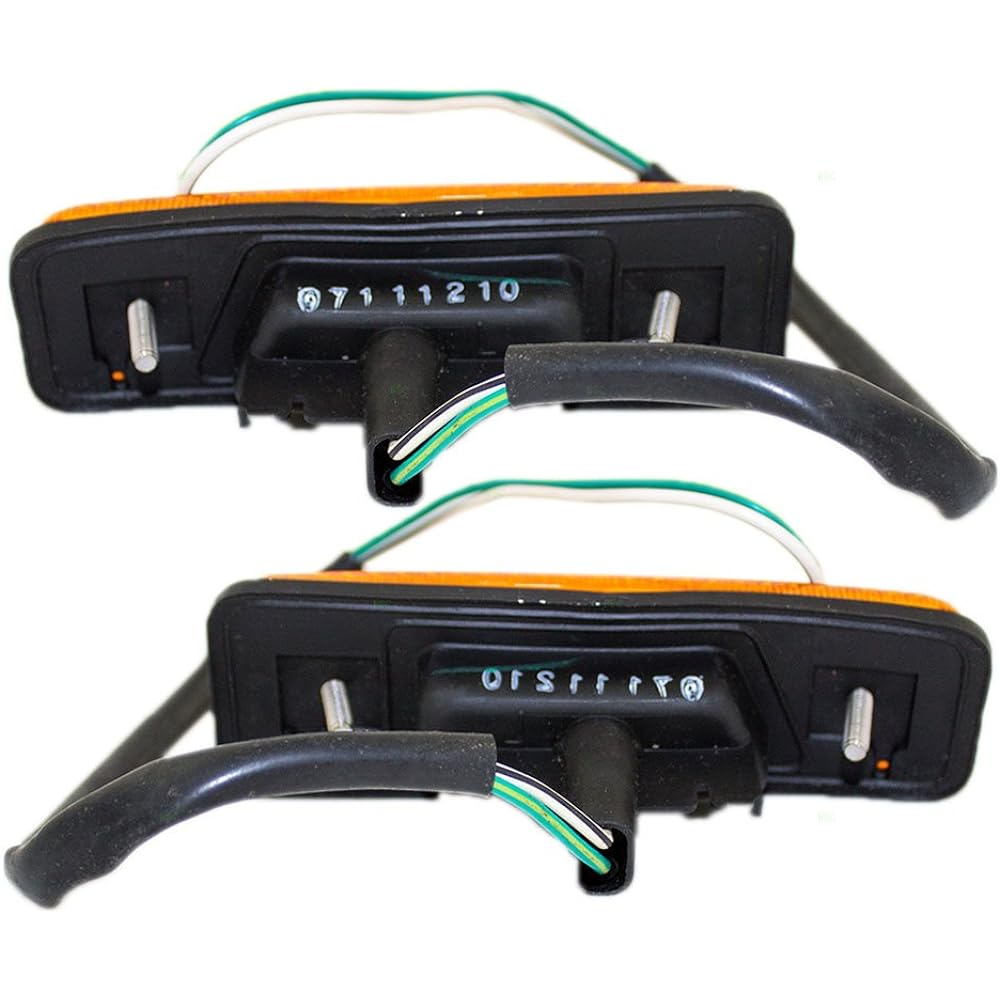 BROCK replacement set driver and passenger seat signal side marker light 79-83 Celica Land Cruiser Supratell cell & Pickup Truck 8174014110 8174014110 8173014110