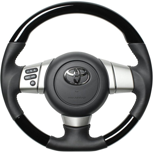 REAL Steering [FJ Cruiser] Piano Black FJ-PBW-BK