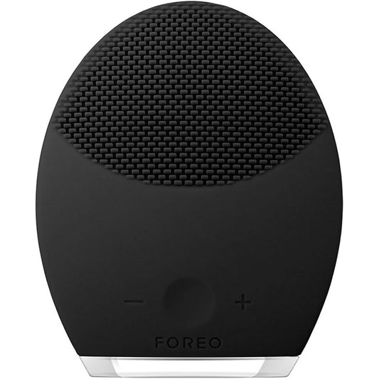 FOREO LUNA 2 for Men Electric Facial Cleansing Brush Silicone Sonic Vibration Aging Care* Black 1 piece