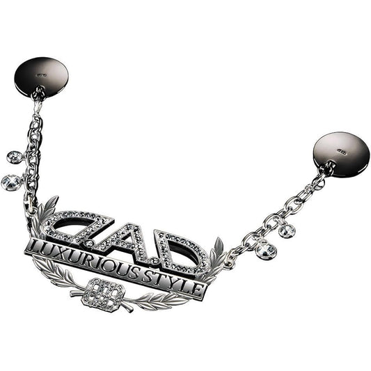 Garcon DAD Car Room Mirror Luxury Necklace Type Dils Silver/Black Diamond SA998-09 D.A.D