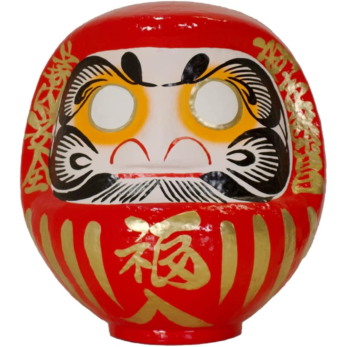 Shigeta Daruma, Made in Japan, Daruma, Takasaki, Family Safety, Good Luck, Good Luck, Passing, Winning, Prayer, Ornament, Traditional Craft, Height 28cm, Size 8, Red