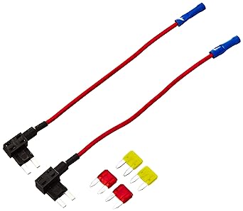 Uriveusa 12V Car Add-A-Circuit Fuse TAP Adapter Fuse Holder with 10A 20A Fuse - (Pack of 2)