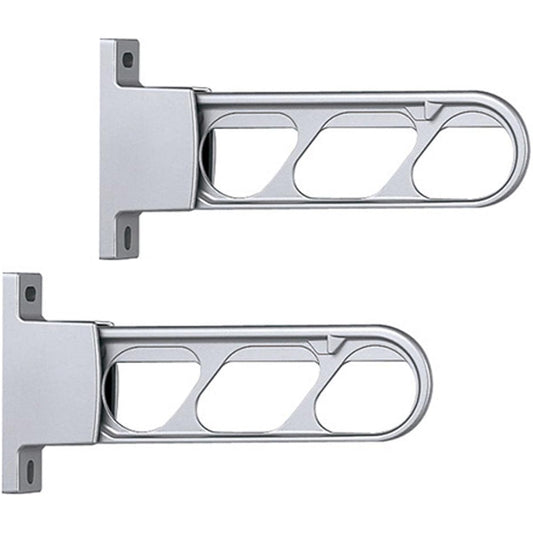 NASTA Outdoor Clothes Drying KS-DA307AB-SV Short Type Silver Body: Depth 30cm Body: Height 15cm Body: Width 3.8cm