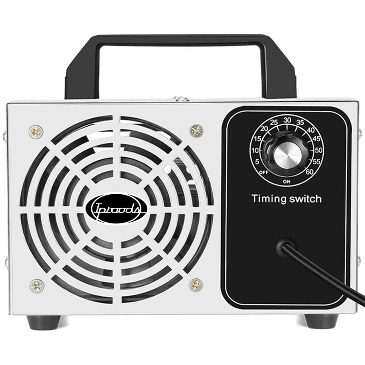 Iproods Ozone Generator, Small Ozone Deodorizer, Air Purifier, 60 Minute Timer, for Commercial and Home Use, Japanese Instruction Manual Included (20000mg/h)