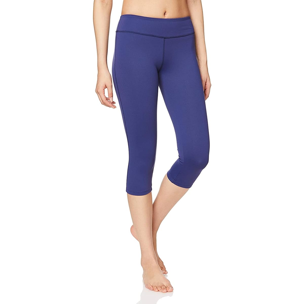 [Welkles] Yoga Wear, Yoga Pants, 3/4 Length, Yoga Leggings, Women's, Spats, Hot Yoga, Sports Tights, Stretch, High Waist WL-BB048