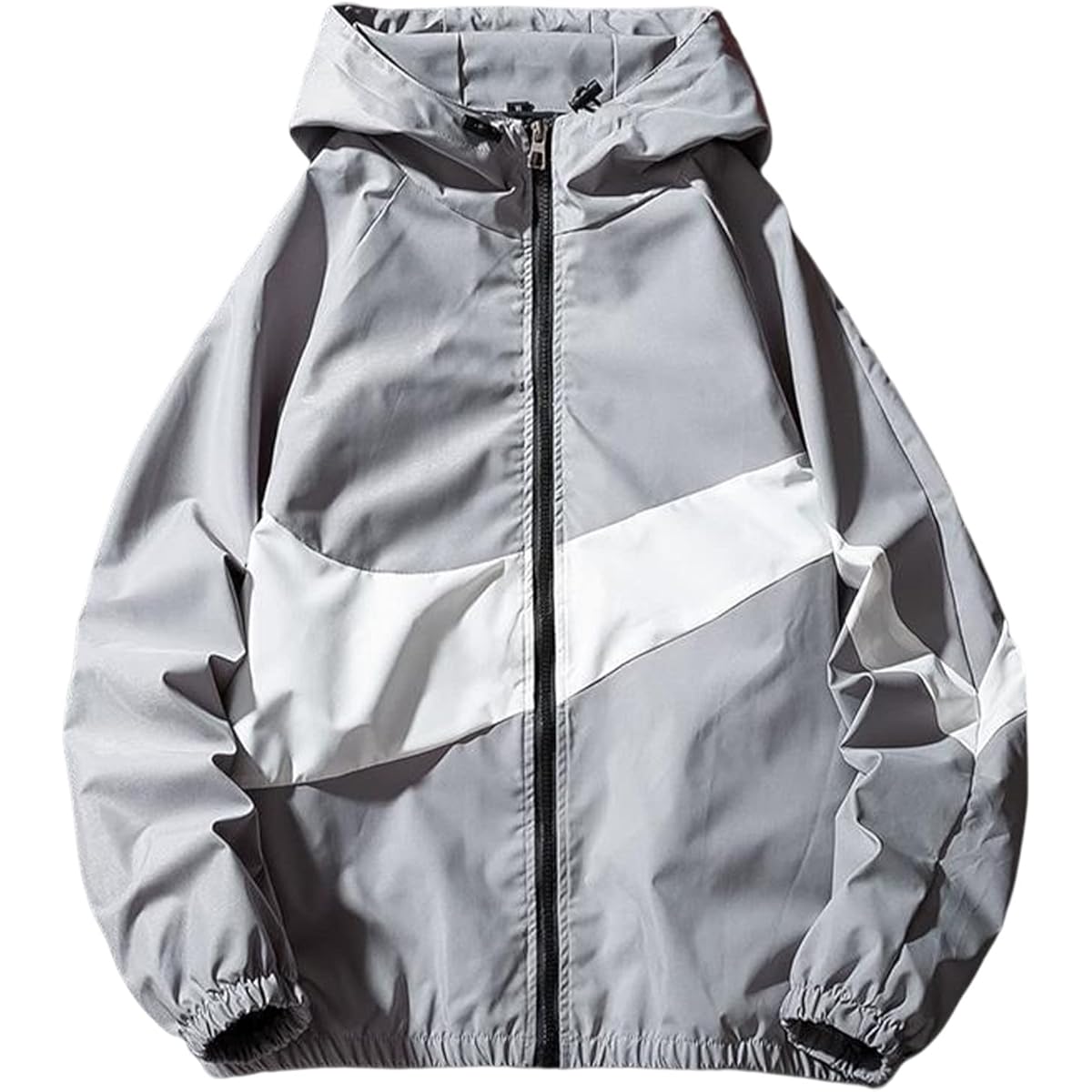 [BLANK BLANC] Jacket Zip Up Men's Color Switching Hooded Outdoor M-XL B07