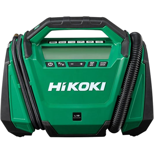 HiKOKI 18V Rechargeable Air Pump Maximum Pressure 1,100kPa Storage Battery/Charger Sold Separately UP18DA(NN)