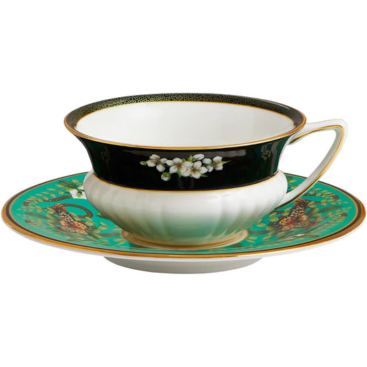 Wedgwood Wonderlust Emerald Forest Tea Cup & Saucer