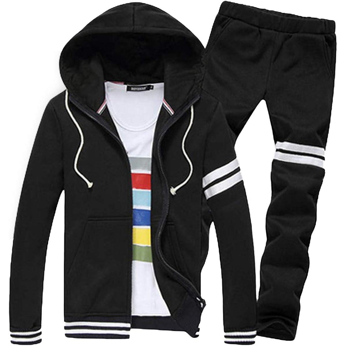 [BUZZ WEAR] Buzz Wear Jersey Top and Bottom Men's Women's Setup Sweatshirt Parka Pants Long Sleeve Autumn/Winter