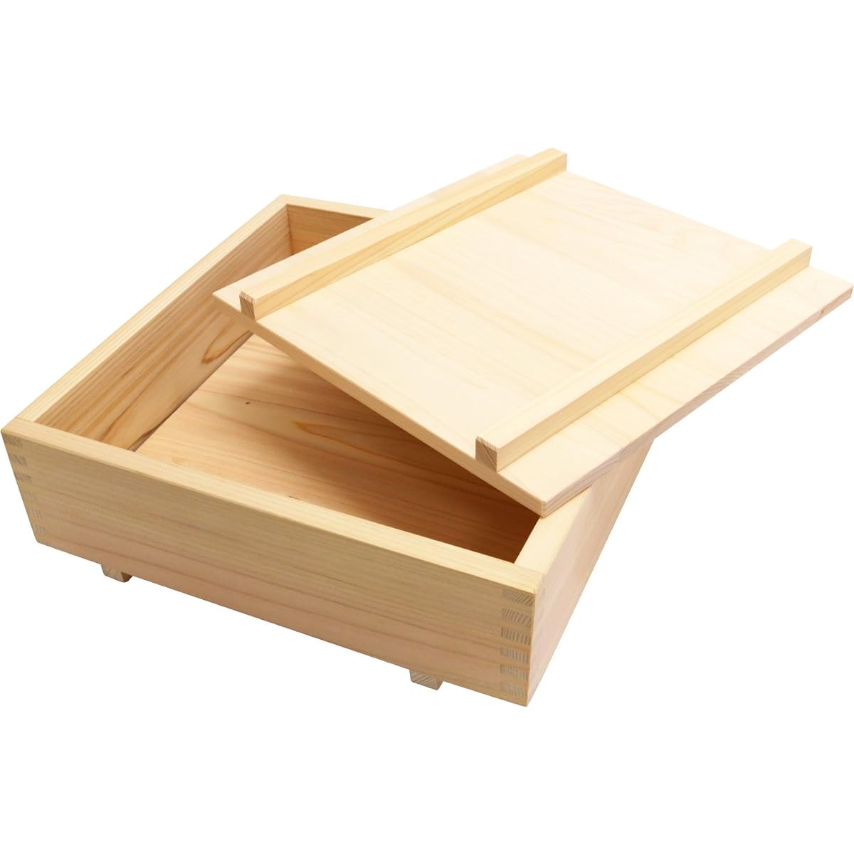 Ichihara Woodworks Pressed Sushi Mold, Cypress, Tree Lady, Pressed Sushi Utensil, Boxed Sushi, No. 10, 30 x 30 x 8.5cm