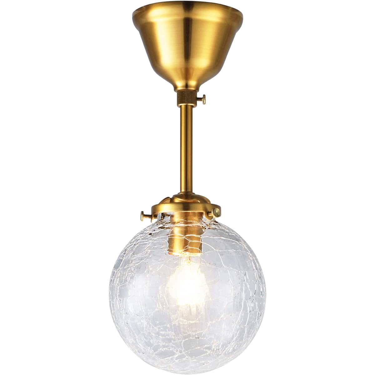 Interform Spotlight LT-4306CR Recase Pot Bulb Sold Separately Clear Crack Gold Modern