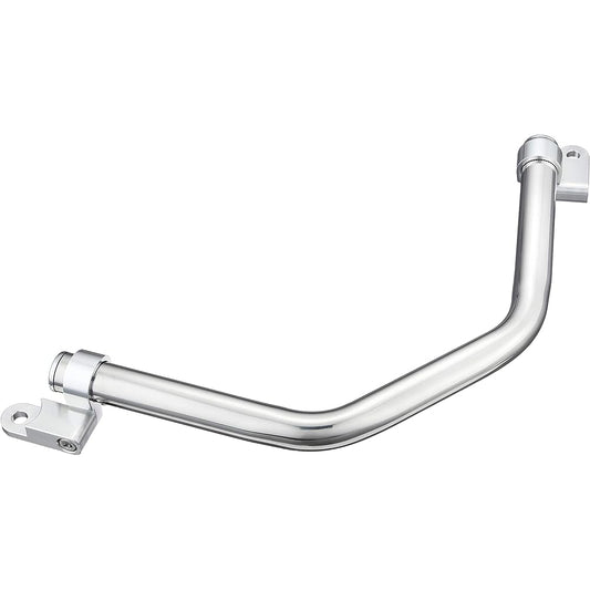 KITACO Front Fashion Bar φ22.2 Mount Stay Load Capacity: 500g or Less For Mounting 8mm Mirror Hole For Cub Type Silver 80-617-14240