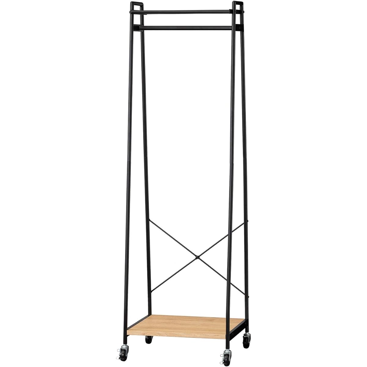 Shirai Sangyo Hanger Rack Clothes Storage Width 48.3 Height 149.9 Depth 44.6cm RNT-1550 Rinatura