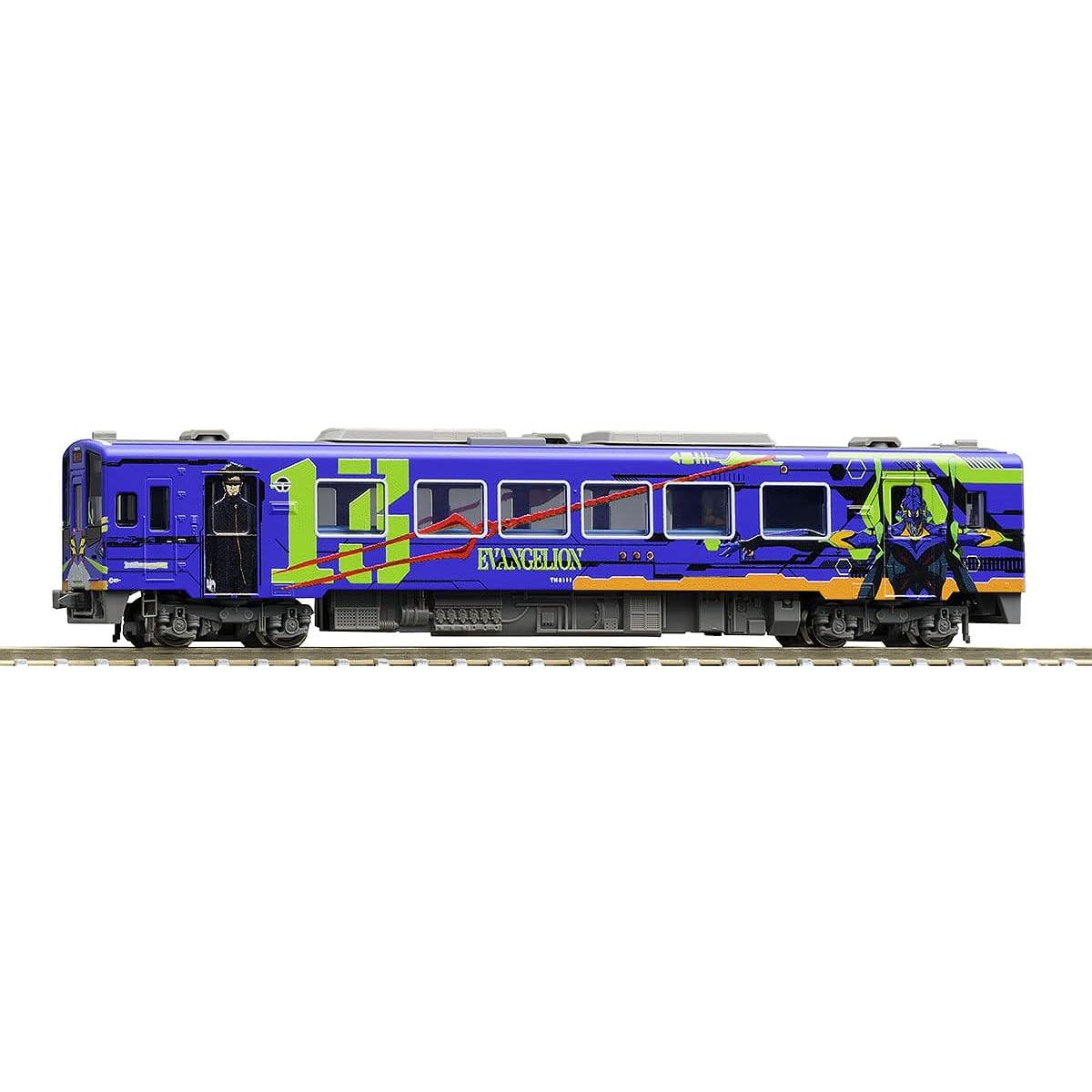 TOMYTEC TOMIX N Gauge Tenryu Hamanako Railway TH2100 Type TH2111 Car/Evangelion Wrapping Train 8610 Railway Model Diesel Car