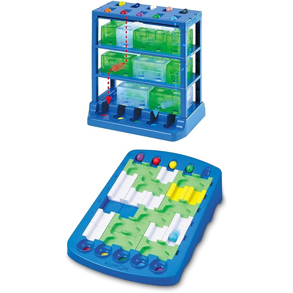 KUMON PUBLISHING 3D Logical Root Puzzle + Logical Root Puzzle [Set Purchase] Educational Toy Toy KUMON