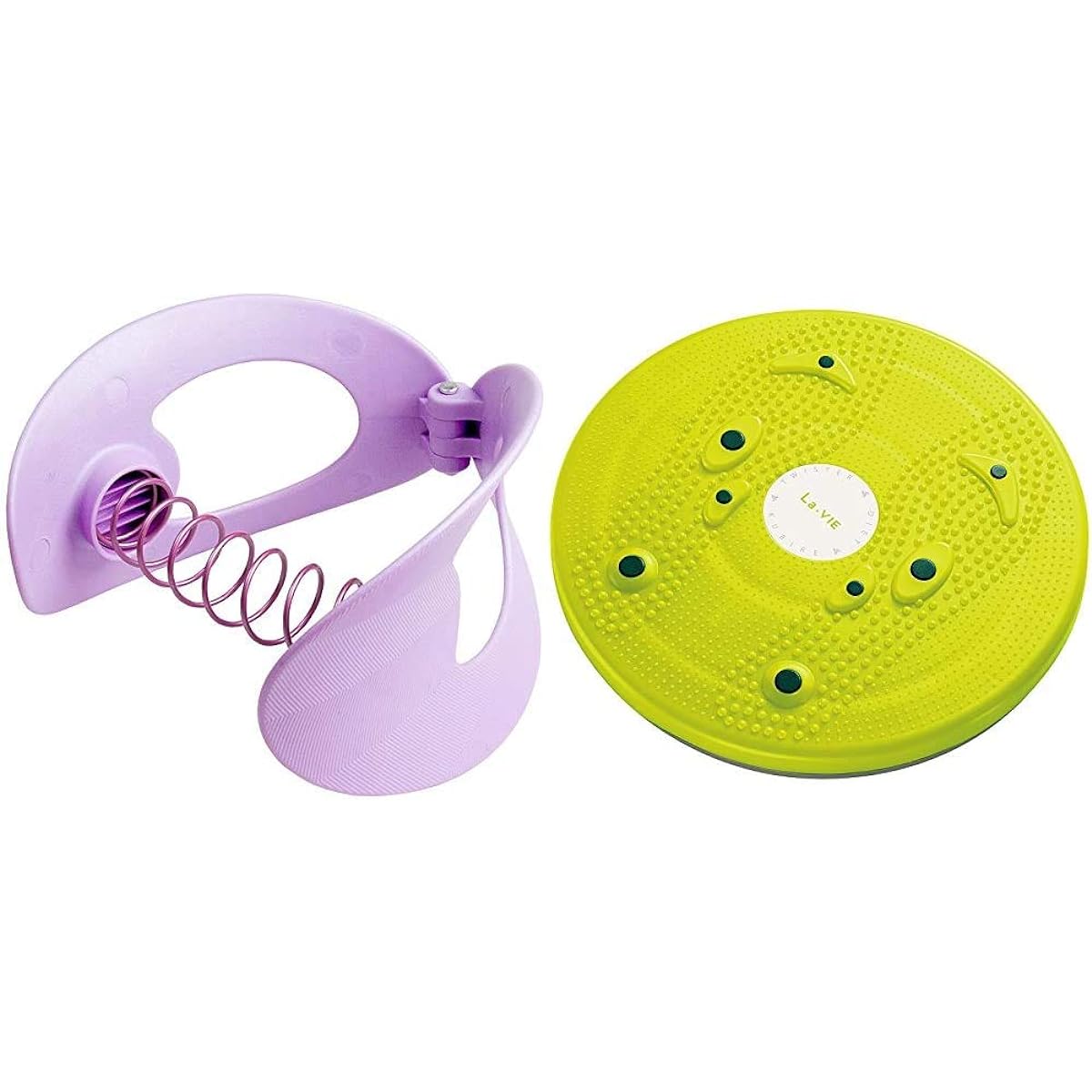 La-VIE Adductor Muscle Training Inner Thigh DE Diet Fit Hard 3B-4775 & Twist Board Twister Diet KUBIRE 3B-4740 [Set Purchase]