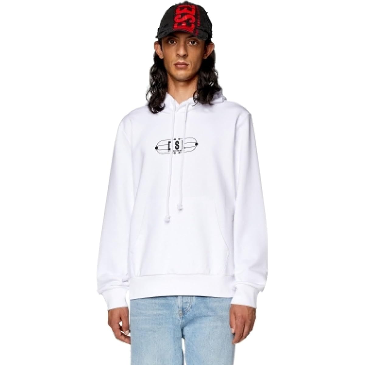 [Diesel] Men's Sweatshirt Hoodie Print A115560HAYT