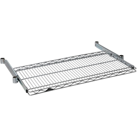 Doshisha Luminous Rack Steel Rack Parts Sliding Shelf Slide Shelf Width 91.5 x Depth 46cm SR9045-S No Sleeve Load Capacity 15kg Sturdy 23cm Pullout Additional Shelf Rust-proofing Pole Diameter 25mm Rice Cooker Range Printer Home Appliance