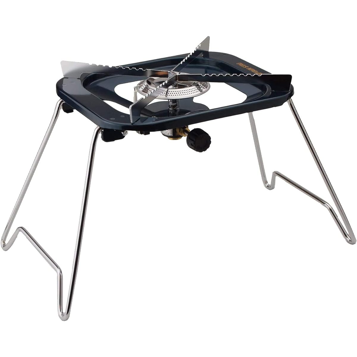 Captain Stag Large Trivet Gas Burner Stove (Storage Bag Included) M-8809