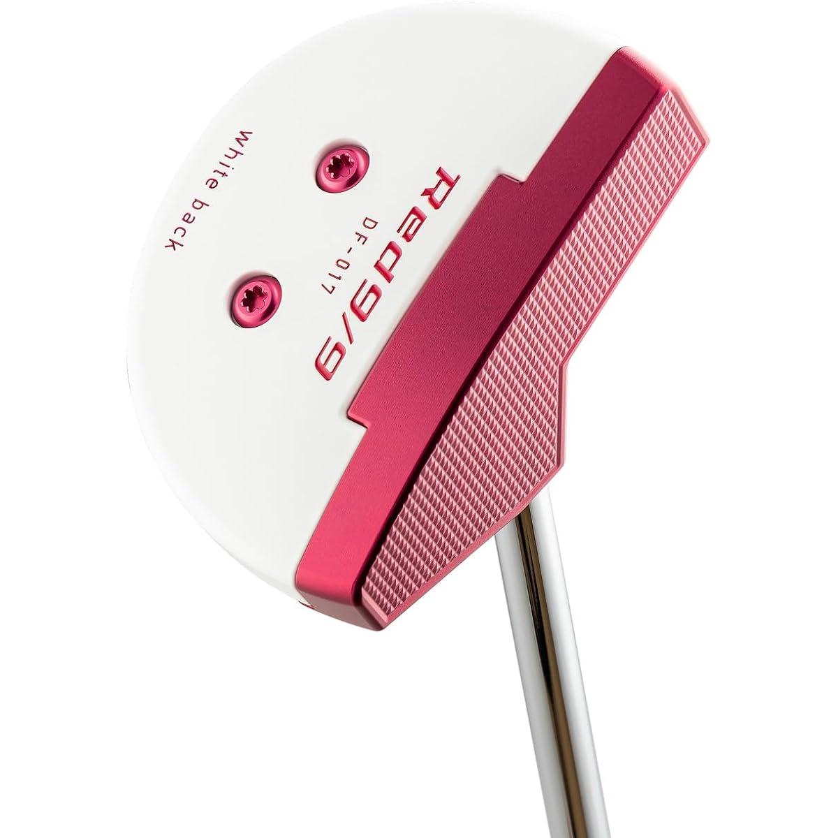 Casco Red Red9/9 Whiteback DELTA-FACE DF-017 Round Mallet Putter Putter Shaft: KBS CT TOUR PUTTER