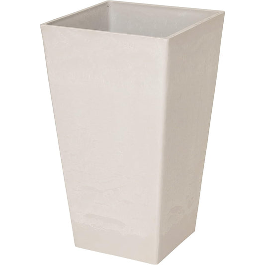 Lead Style DP Pot 35 For Ornamental Plant Pot Cover No Hole Resin White W35 x D35 x H60cm 12UFH35WH