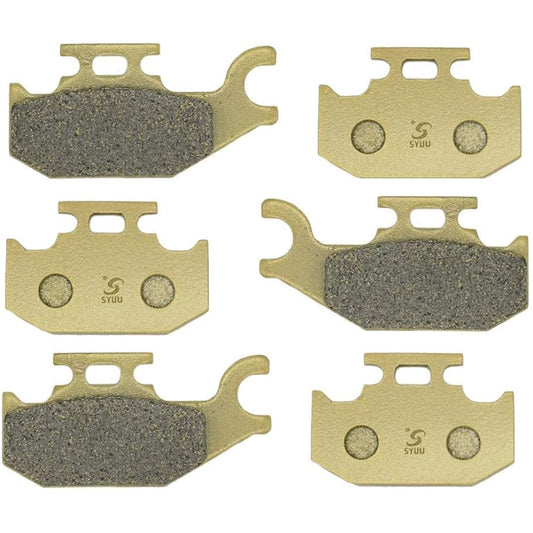 SYUU Motorcycle Replacement Front Rear Brake Pads Brakes, Can-Am Outlander 400 500 650 800 4x4 Renegade 500 800 2007-2012 FA307F FA317F FA307R
