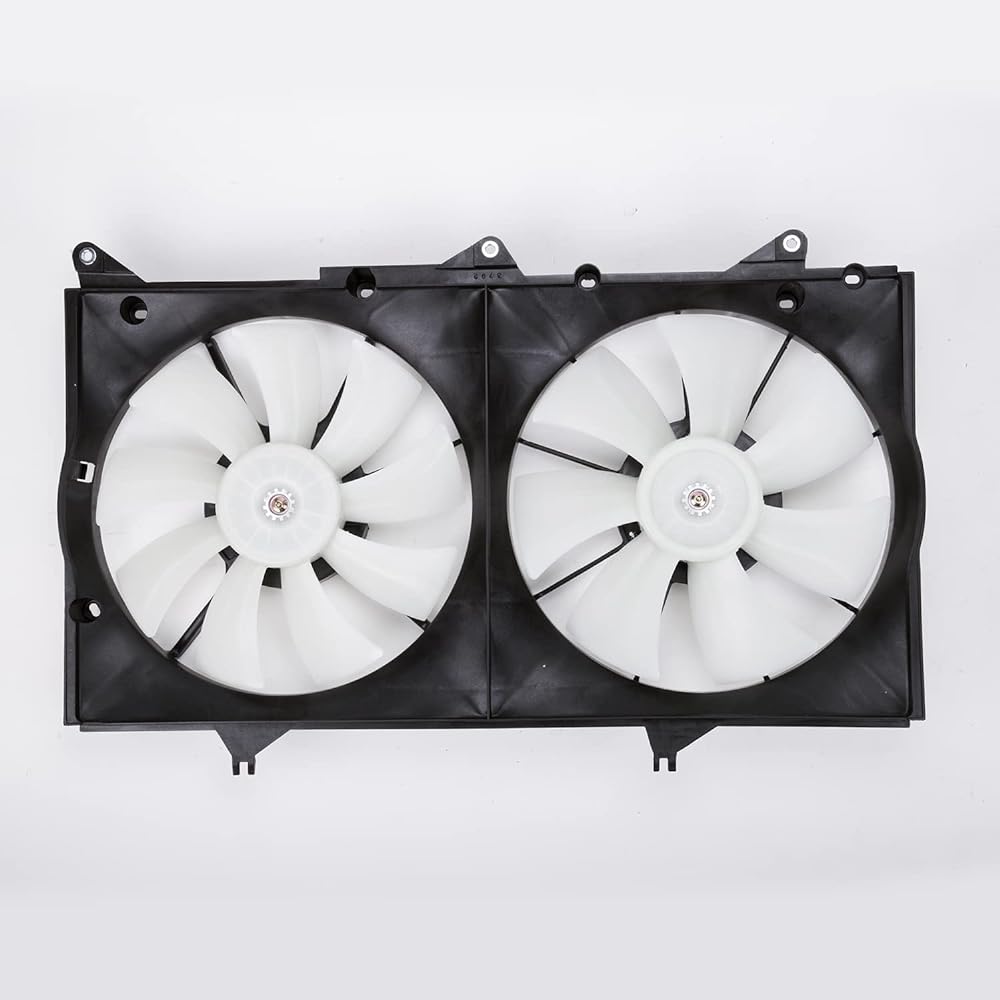 TYC 620860 Toyota Camry replacement radiator/condenser cooling fan alignment