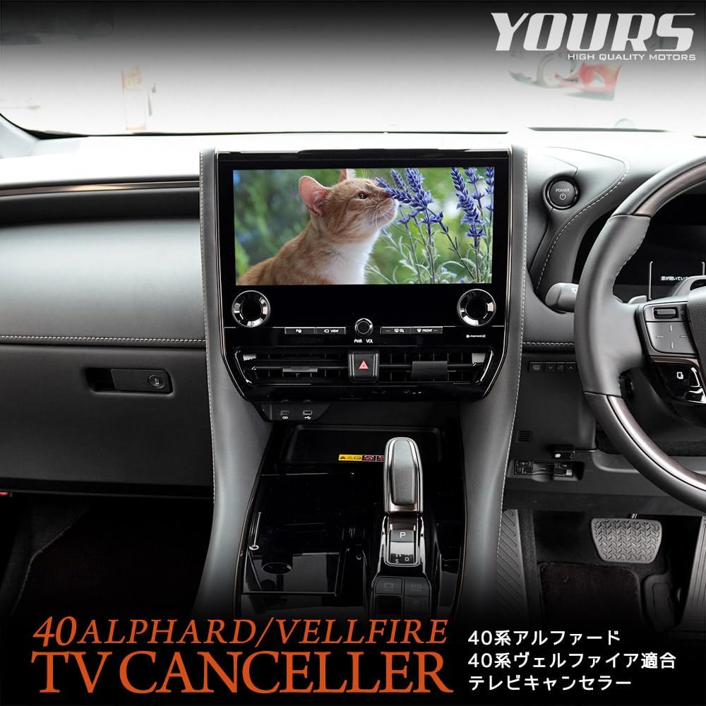 YOURS 40 Series Alphard Vellfire Compatible TV Canceller TV Kit ALPHARD VELLFIRE Navigation TV DVD Canceller Custom Parts Accessories Dress Up 40 Alphard 40 Vellfire TOYOTA y507-005 [2] M