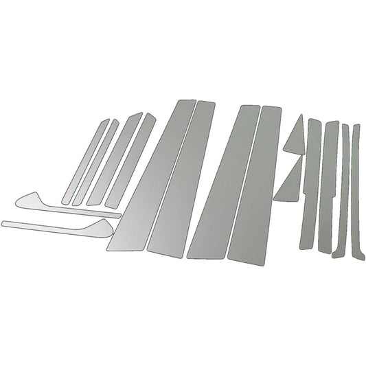 BRIGHTZ Move L175S L185S Super Mirror Plated Pillar Panel 16PC No Visor [PIL-SIL-355] L L175 L185 175 185 Move 1342