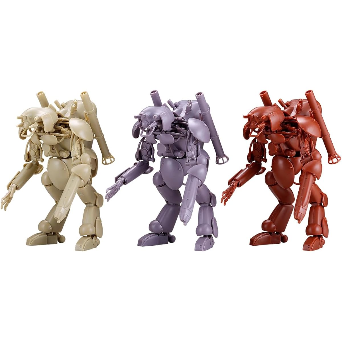 Kaiyodo Artpla ARTPLA Humanoid Unmanned Interceptor Grosserhund 3 Machine Set 1/35 Scale Unpainted Plastic Model Kit