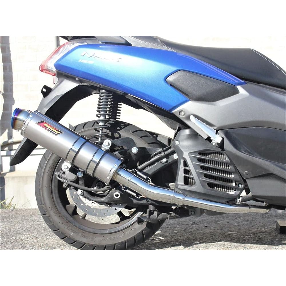 Realspeed Yamaha NMAX125/NMAX155 (SE86J/E3P8E/SED6J) Bike Muffler Meteo Titanium Solid Muffler N-MAX 125 N-MAX 155 N-MAX RSP-MET-205