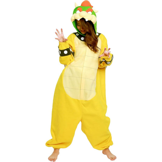SAZAC Character Fleece Kigurumi Super Mario Bowser