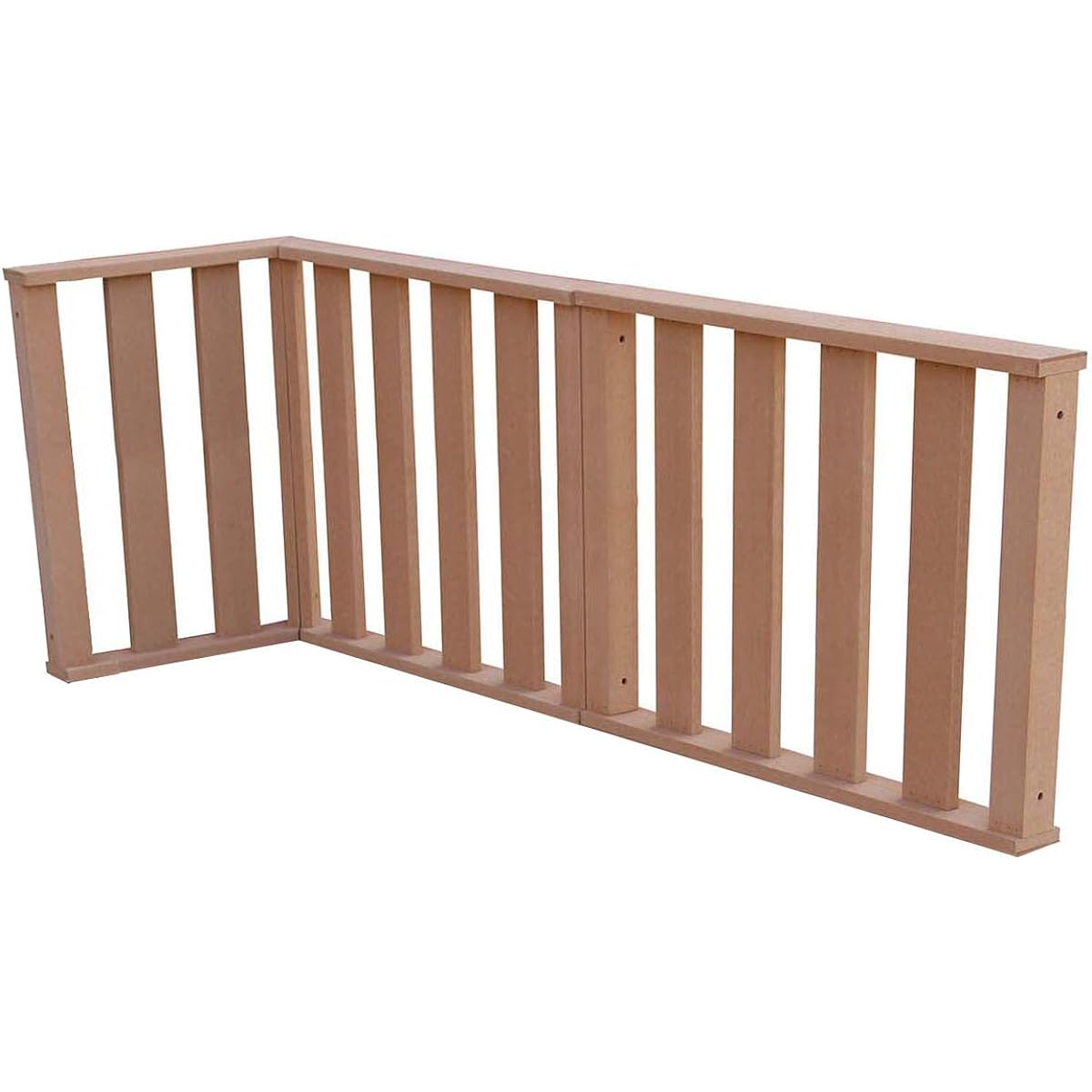 igarden Wood Deck Fence 60 Series High Type Natural H800mm Set of 3 i10368_3h60n
